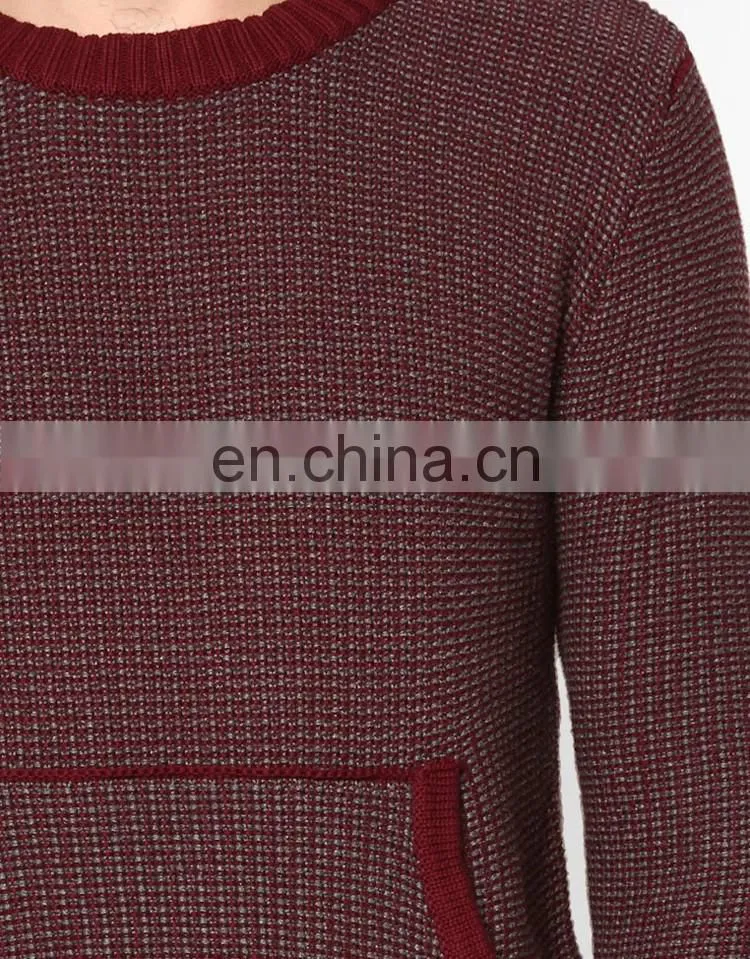 Fashion shrug wool knit sweater christmas winter full sleeve pullover sweaters for men