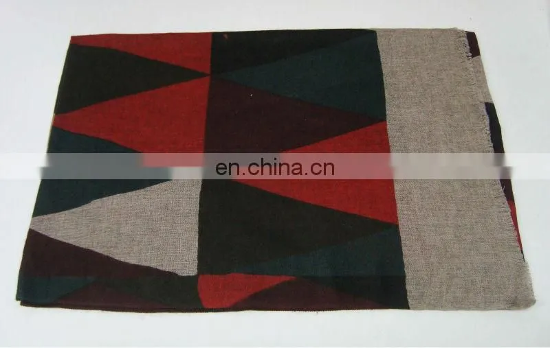 Gauze Pashmina Screen Printed Shawls,Scarf