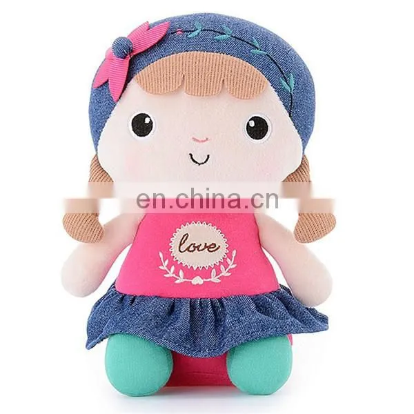 ASTM Test Custom Stuffed Plush Pink Pretty Girl Mermaid Doll 2017 Fashion New Rag Soft Doll Toy
