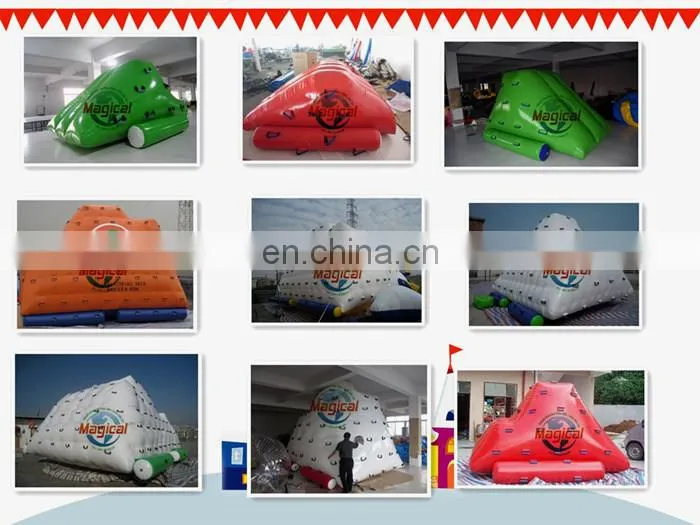 Enjoyment inflatable water iceberg toys inflatable water toys