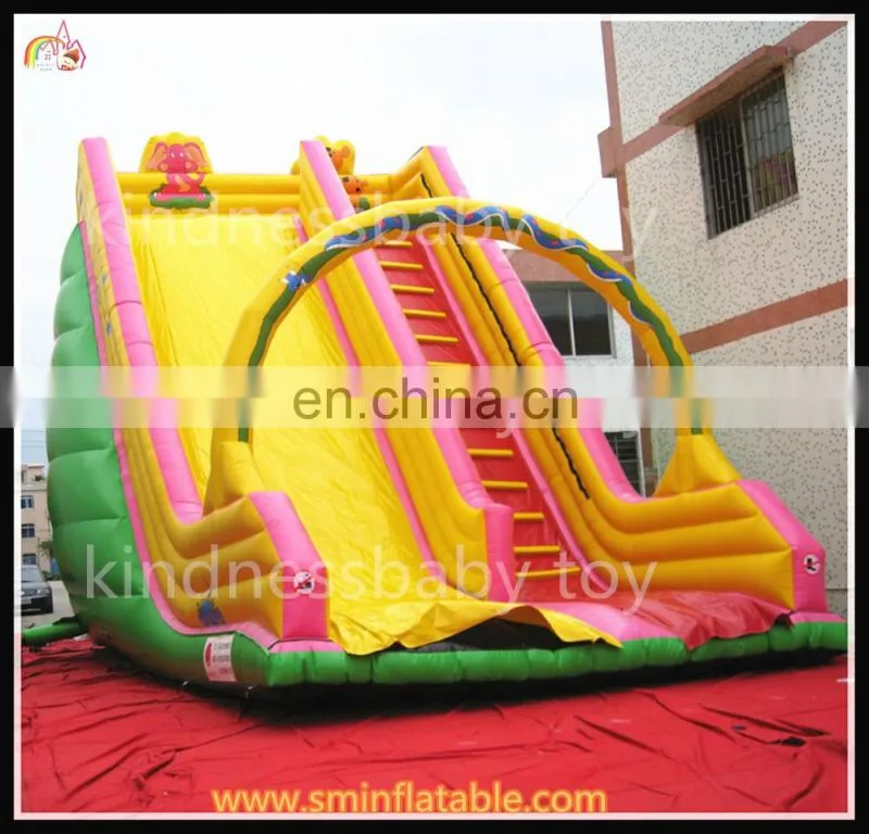 Hot Sale giant adult inflatable slide,large slip and slide,inflatable pool slide for kid