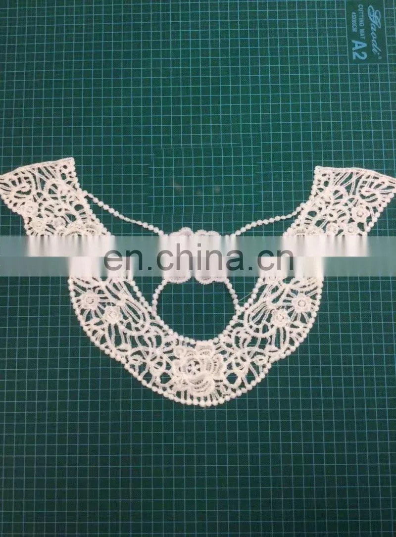 wholesale new design popular embroidery milk silk collar