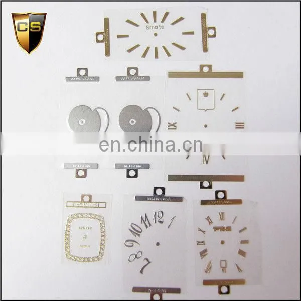 Real gold plating ultrathin comes with 3M glue sticker