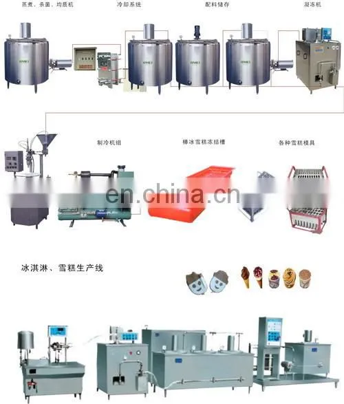 Complete Ice Cream processing machine