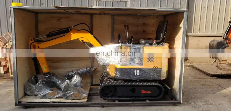 Free shipping mini bagger 1000kg 1 ton 2 cylinder in garden mini excavator 1 ton for sale