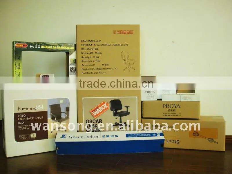 Customized recycled brown paper box