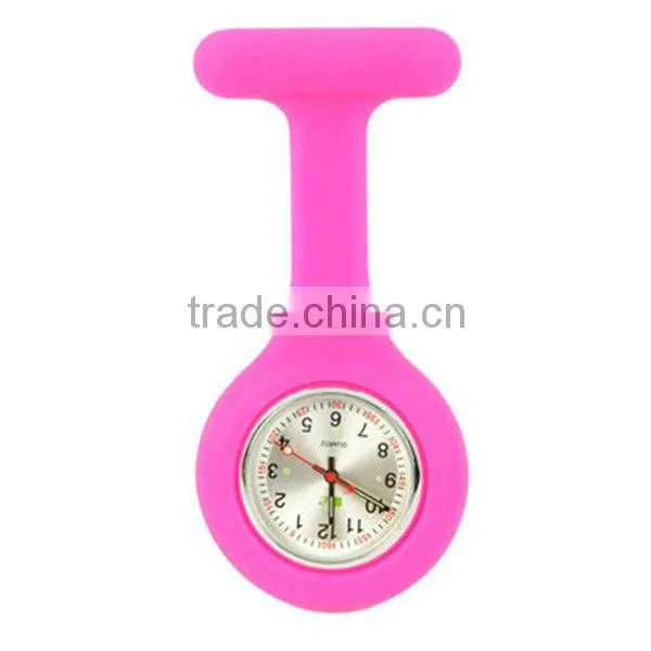custom promotional silicone fashion style nurse watch