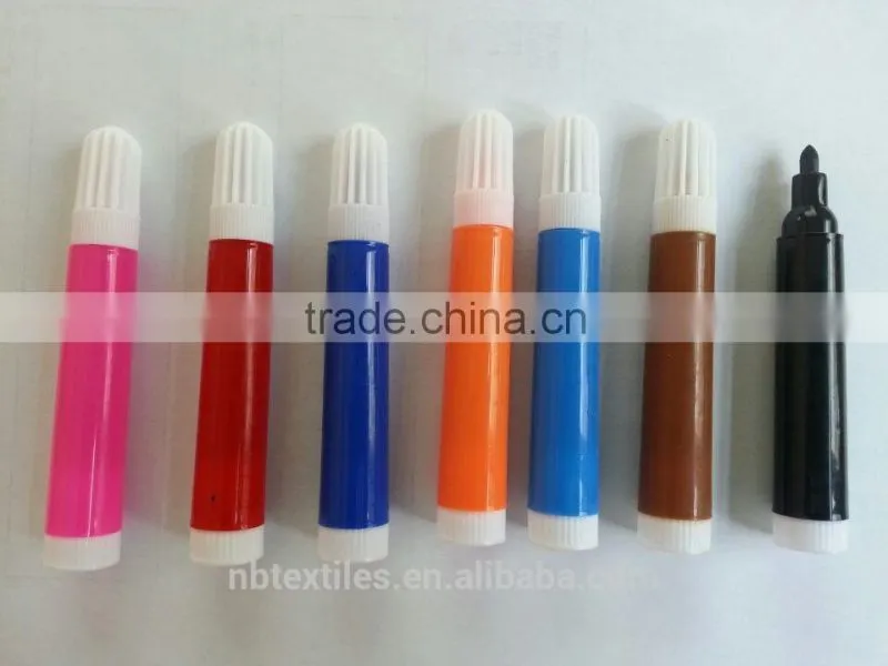 Non-washable fabric markers pen