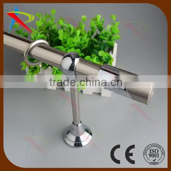 Brush gold/chrome/antique brush aluminium curtain finials for curtain rods/curtain poles