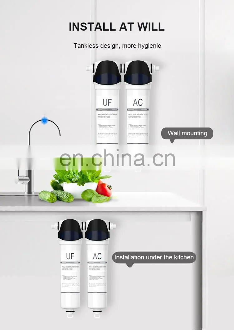 water alkaline filtration uf membrane household filter ultra filtration water filtration system