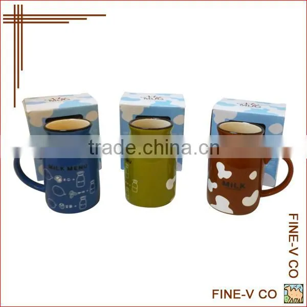 Ceramic Milk Mug with Printing Ceramic Milk Jar