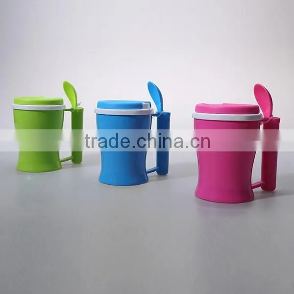 Microwave Soup Cup with Spoon