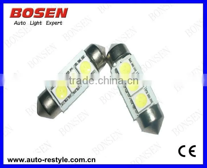 high power top quality Festoon samsung 2SMD 31mm canbus