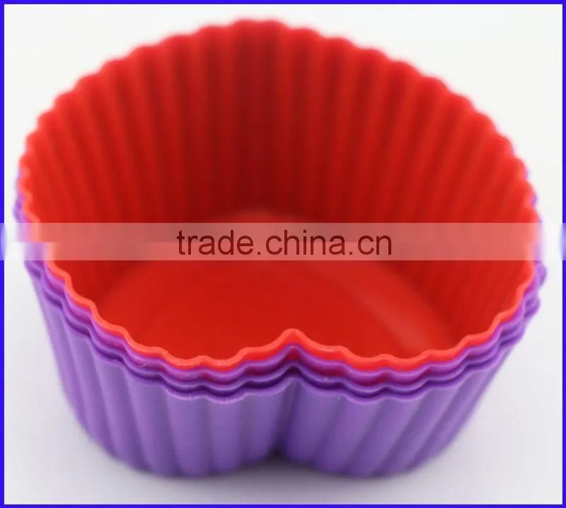 Heart Shaped small cupcake liners