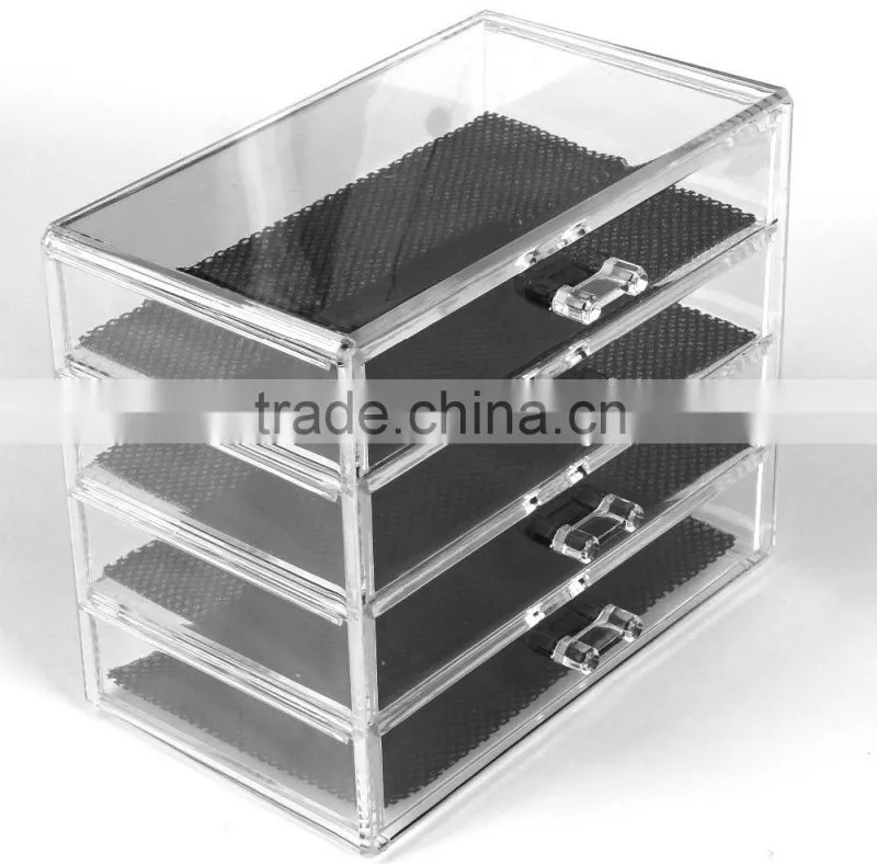 Desktop Transparent Acrylic Makeup Brush Holder Make up Organizer