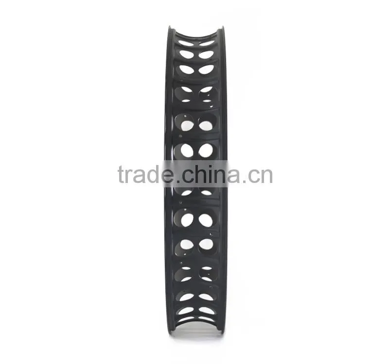 Fat Bike Wheels 3K&UD Tubuless&Hookless 25mm Profile 100mm Width fat bike rims snow bike rim 32 holes wheels 500g
