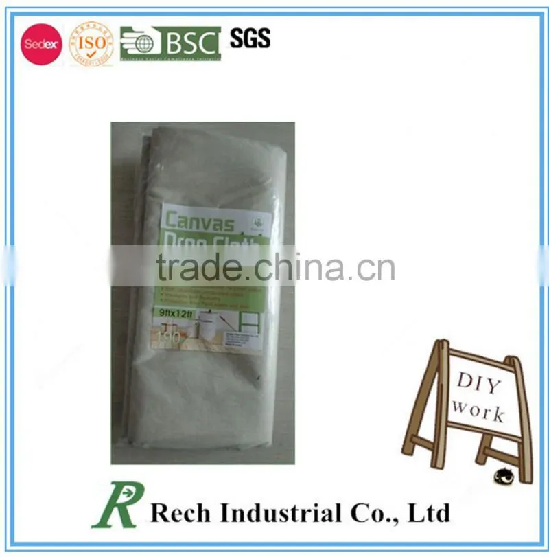 High quality 100% Cotton canvas drop cloth for painting