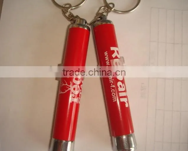 led logo projector torch keychain , logo projector key ring , promotional item led torch key light
