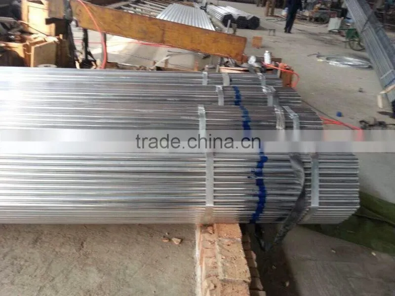 Welded galvanized round steel pipe price