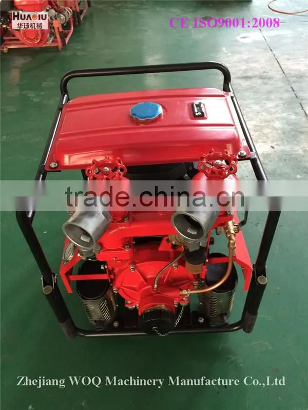 JBQ7.0/25 gasoline water pump with 2-outlets