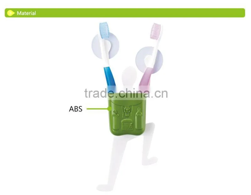 D730 Cheap Bathroom Accessary Plastic Paste Toothbrush Holder Rock Climbing Toothbrush Holder