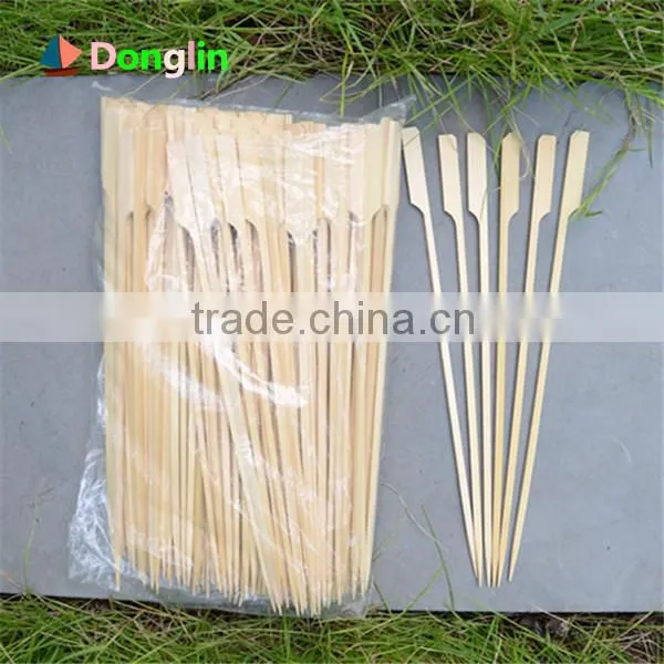 Eco-friendly flag bamboo skewer paddle skewer pick