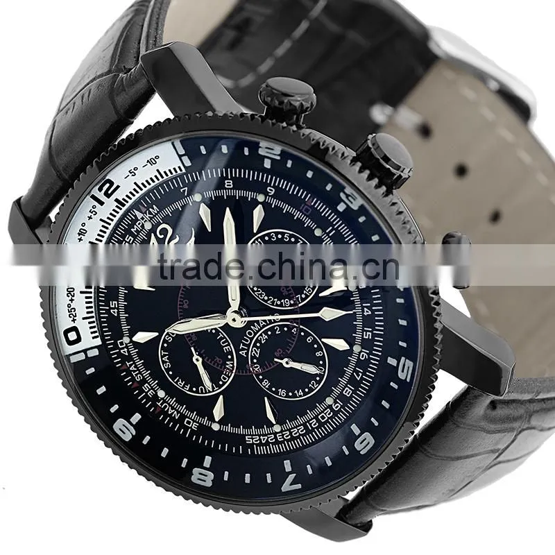 Big Dial Mens Watch Man Automatic Mechanical Men Fashion Watch WM344