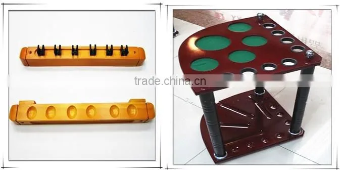 High Quality Wooden Billiard Cue Rack With Scoreboard