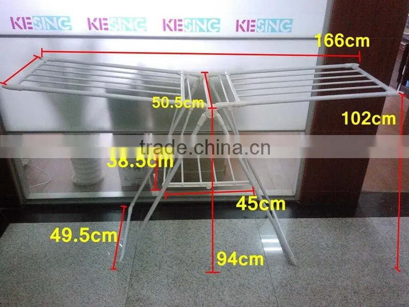Balcony Steel Wing Shape Laundry Foldable Dryer For Baby Clothes