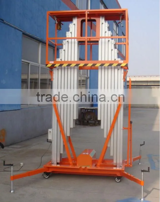 Mobile electric aluminum aerial lifting work platform