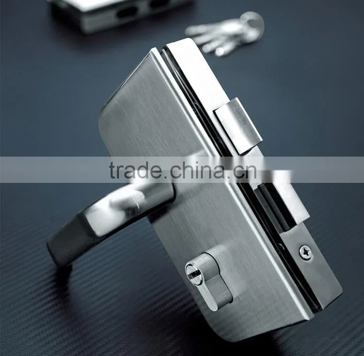 Stainless steel glass door lock KG-06D