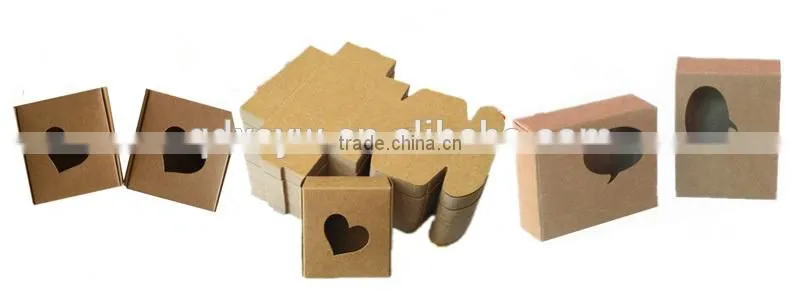 2016 New Style Thin Cardboard Box Packaging With Window