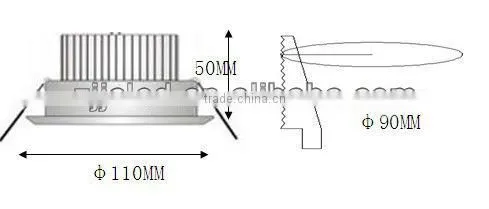 super bright LED 5*1W Ceiling Lights