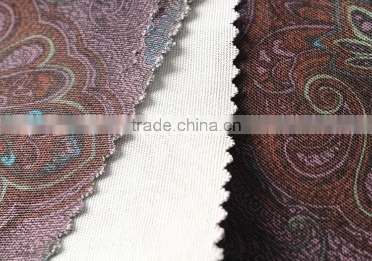 digital printed textiles 97%cotton 3%spandex woven twill fabric for pants