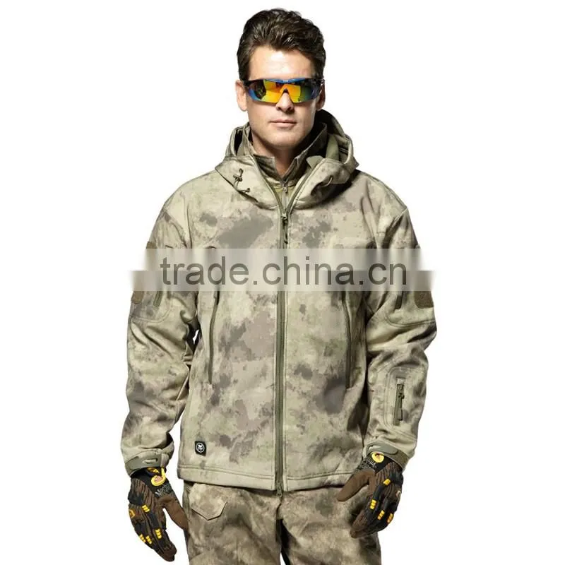 men outdoor military jacket softshell hunting clothing for winter, TAD V4.0 military uniform