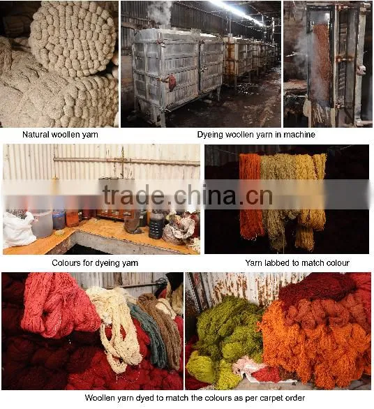 tibetan traditonal woollen carpet