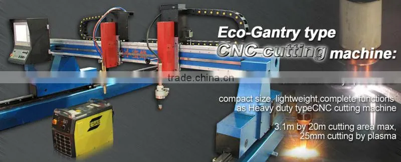 CNC metal rack flange plasma flame cutting machine