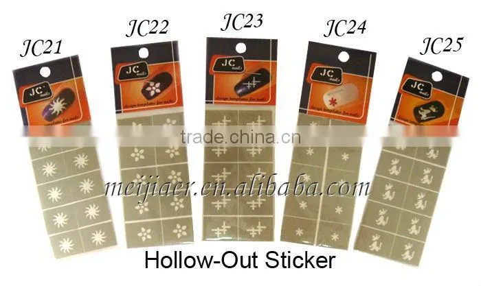 Nail art stencil sticker