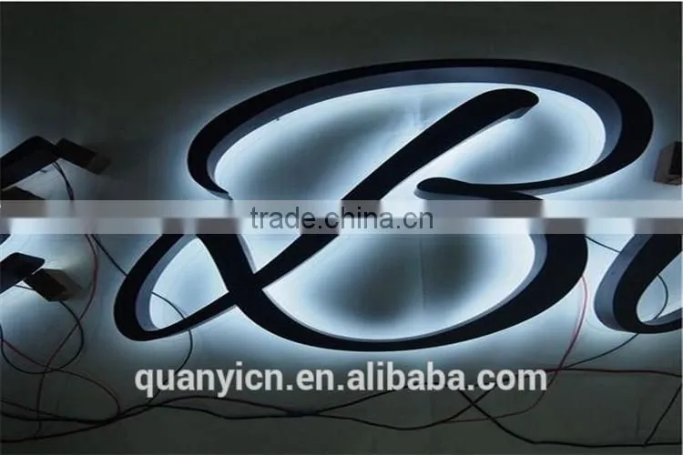 Eye catching sign backlit letters signs