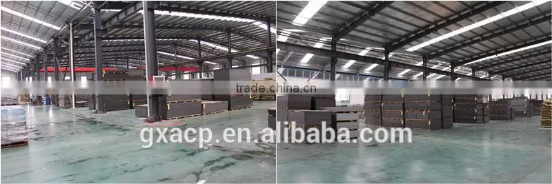 4*0.06*0.06mm broken PE aluminum plastic composite panel decorative material