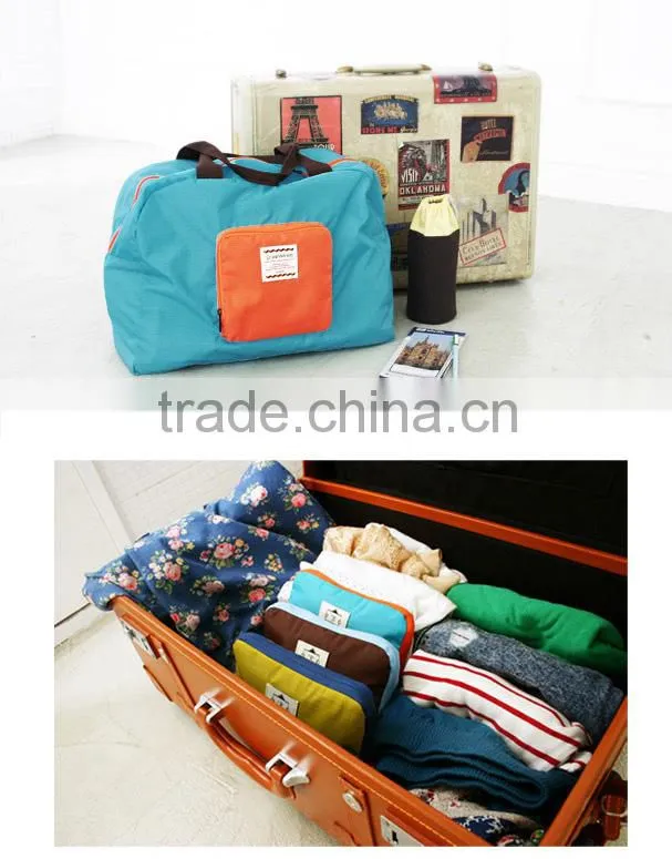 Portable shopping bag for travel