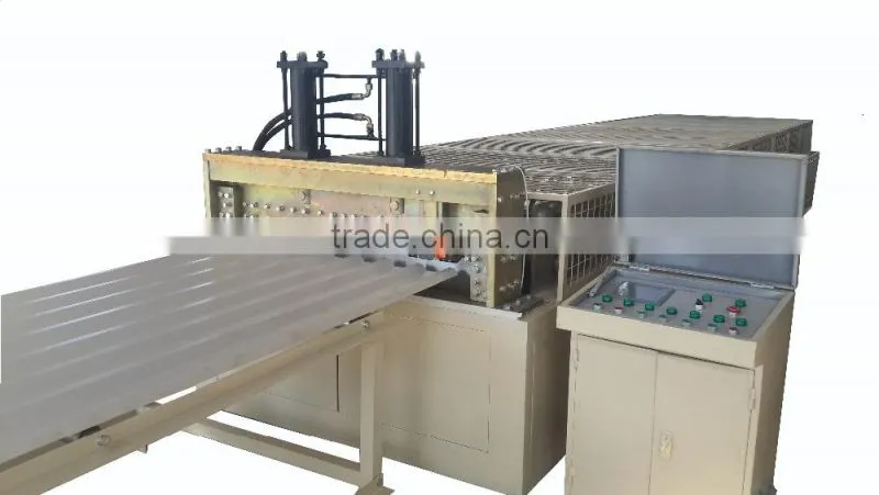 Double deck 3 types roof and wall roll forming machine
