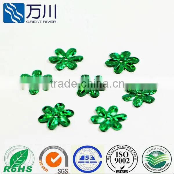 Golden Bulk Colorful Flower Loose Sequin in 2014 New Design