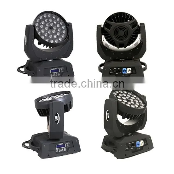36pcs zoom moving head professional disco lighting