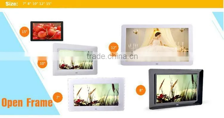high quality gif digital sex photo frame wholesale 7 inch digital photo frame