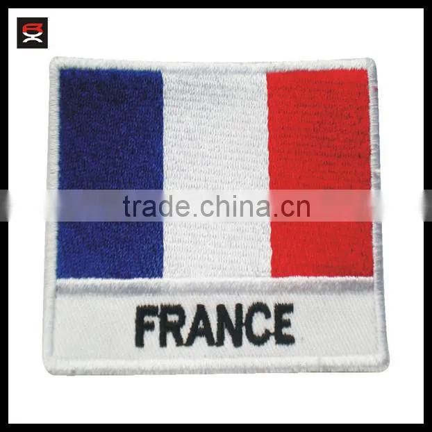High density woven base flag woven patch
