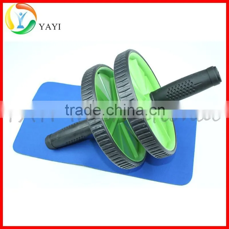 Health & Fitness Exercise Double AB Roller Abdominal Wheel