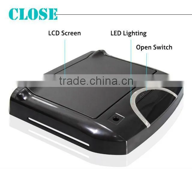 9 Inch Super Slim Car Filp Down DVD Player With Wireless Game Controller