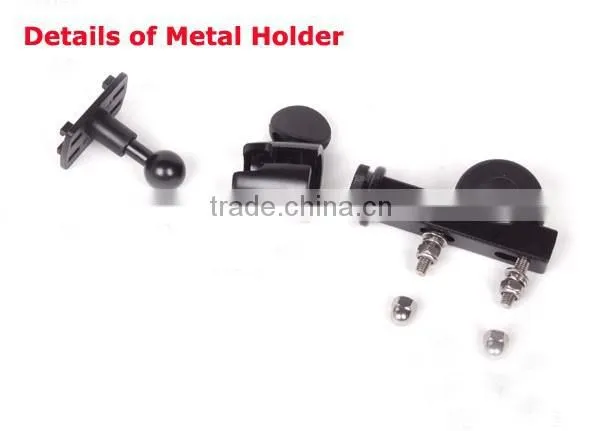2015 Best Metal Motorcycle Bike Handlebar Mount Holder for iPad mini Samsung Phone GPS with Big Backup Scooter Stand Bracket