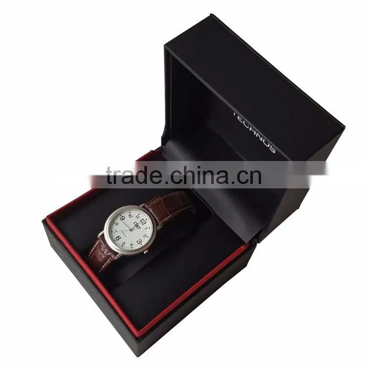 Luxury Leather Empty Watch Case Storage Box.